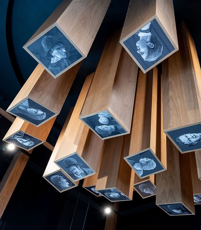 National Famine Museum at Strokestown Park displaying exhibits about Ireland’s Great Famine history.