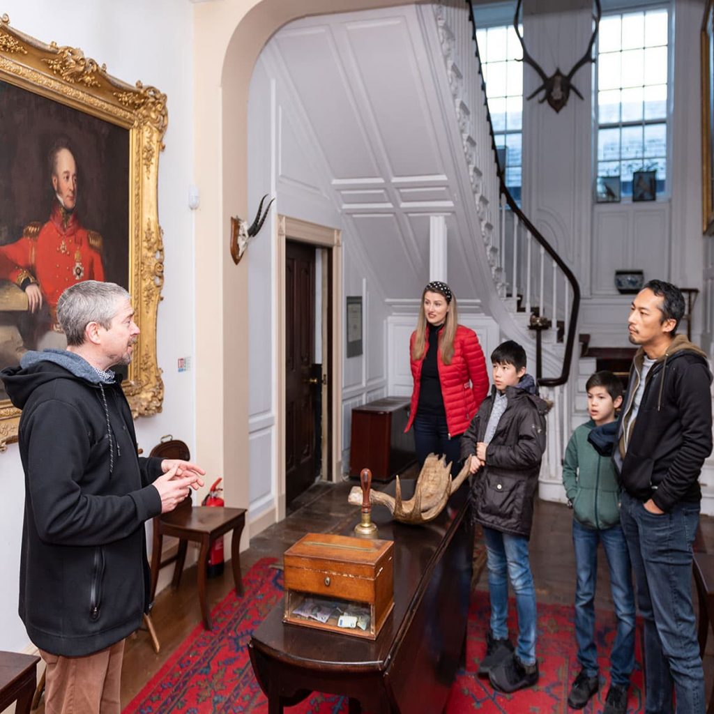 People visiting Strokestown Park House