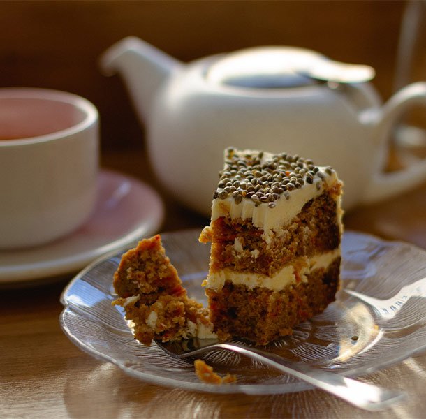 Group tour at Strokestown Park enjoying catered refreshments in the garden area.