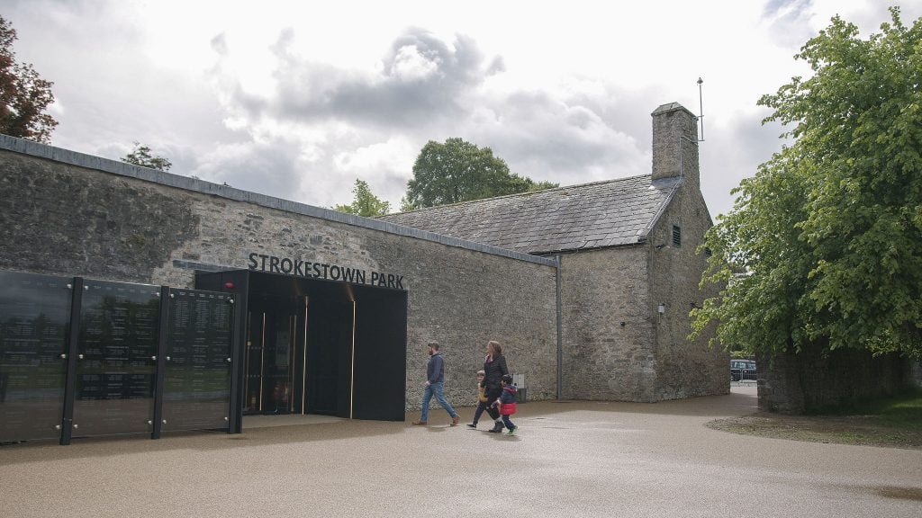 The Family entrance and Memorial Wall at Strokestown.