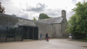 The Family entrance and Memorial Wall at Strokestown.