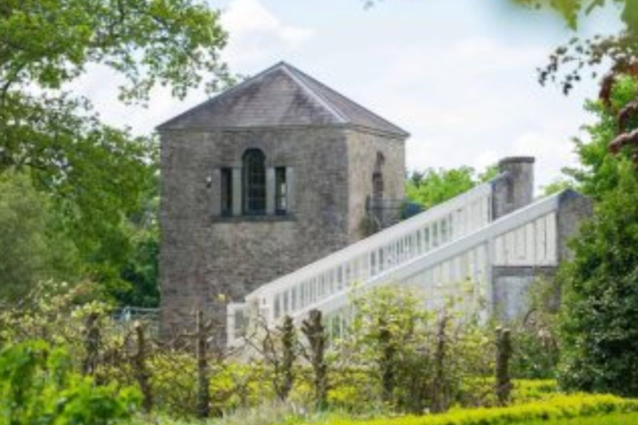 Exterior if Gazebo Tower in Victorian Walled Garden