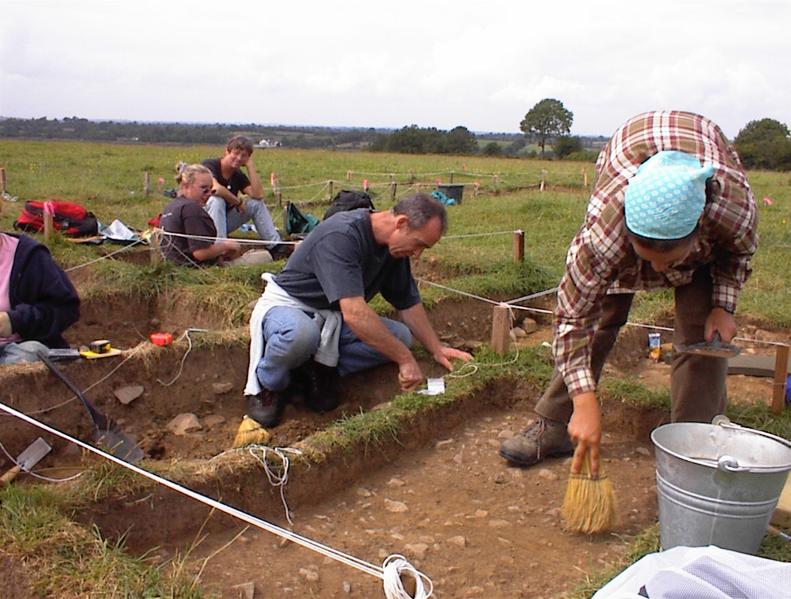 Archaeological excavations in Nary Cabin in Ballykilcline